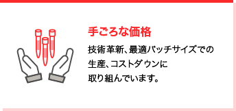 手ごろな価格